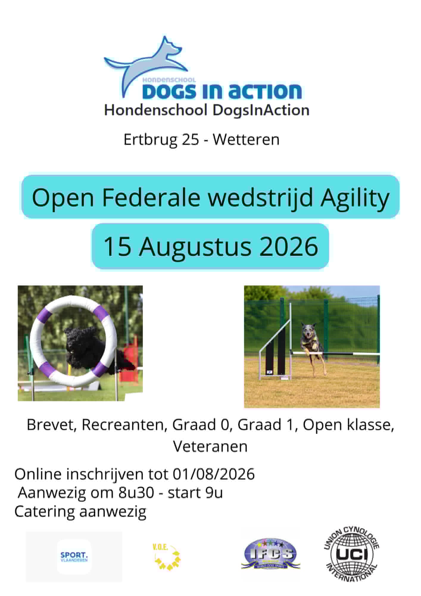 Affiche Wedstrijd VOE 15 augustus 2026