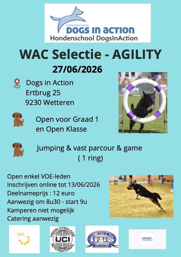 Affiche WAC Wedstrijd VOE 27 juni 2026