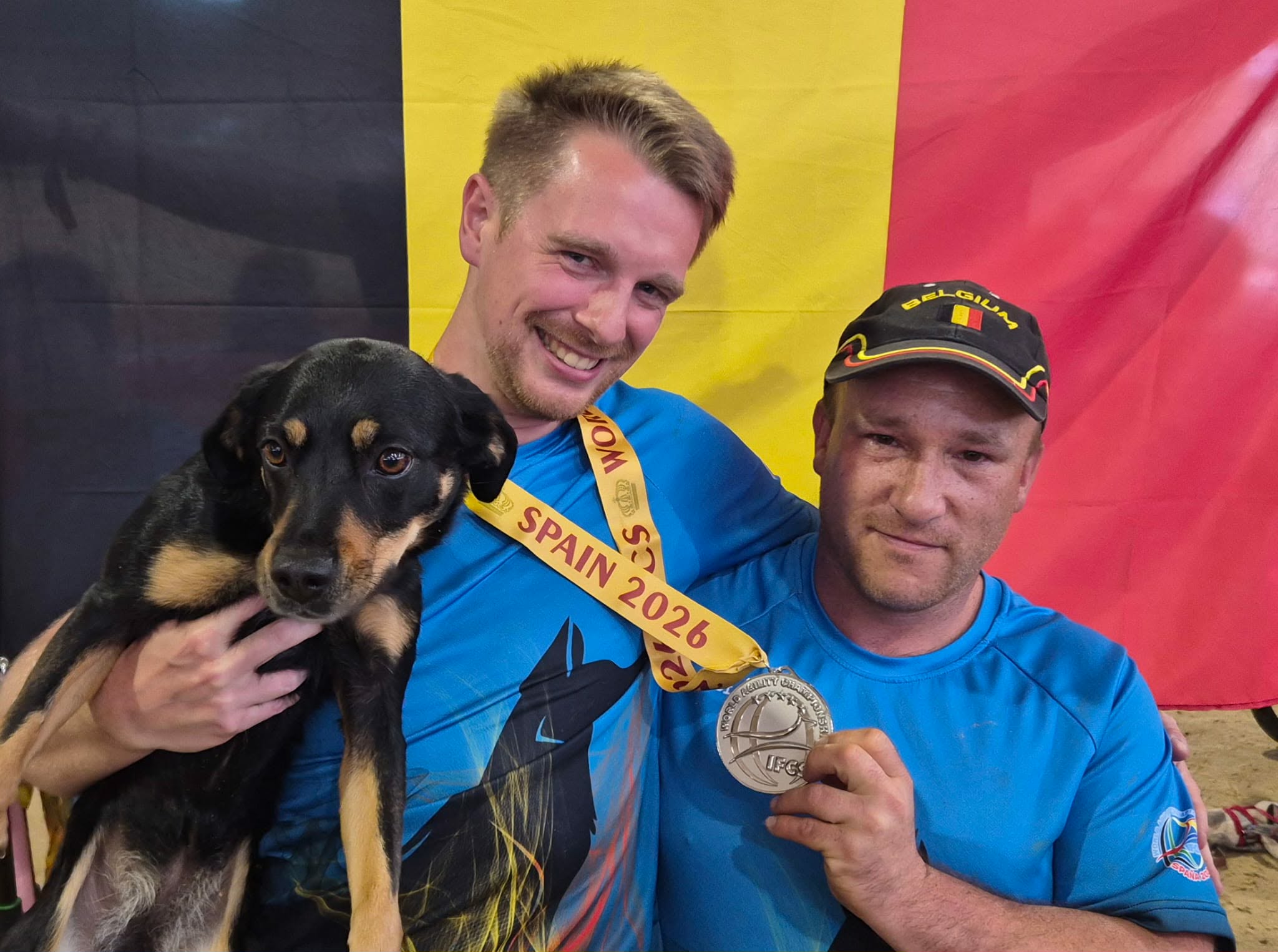Thibault en Gianny op het World Agility Championship 2026